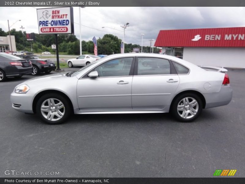 Silver Ice Metallic / Ebony 2012 Chevrolet Impala LT
