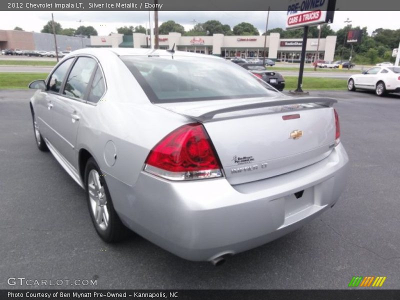 Silver Ice Metallic / Ebony 2012 Chevrolet Impala LT