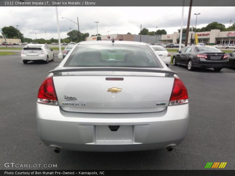 Silver Ice Metallic / Ebony 2012 Chevrolet Impala LT