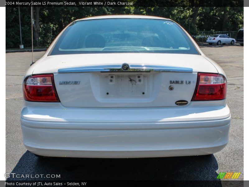 Vibrant White / Dark Charcoal 2004 Mercury Sable LS Premium Sedan