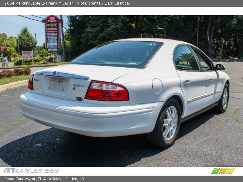 Vibrant White / Dark Charcoal 2004 Mercury Sable LS Premium Sedan