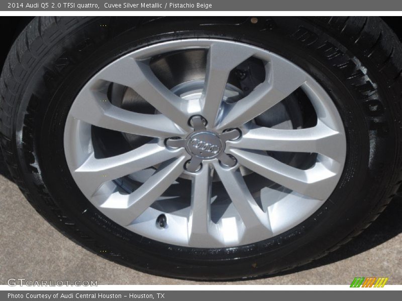 Cuvee Silver Metallic / Pistachio Beige 2014 Audi Q5 2.0 TFSI quattro