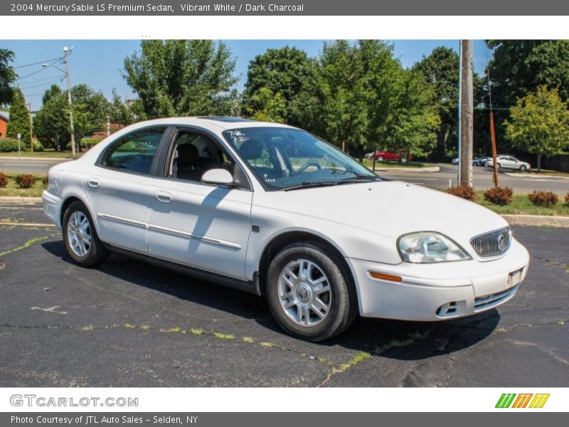 Vibrant White / Dark Charcoal 2004 Mercury Sable LS Premium Sedan