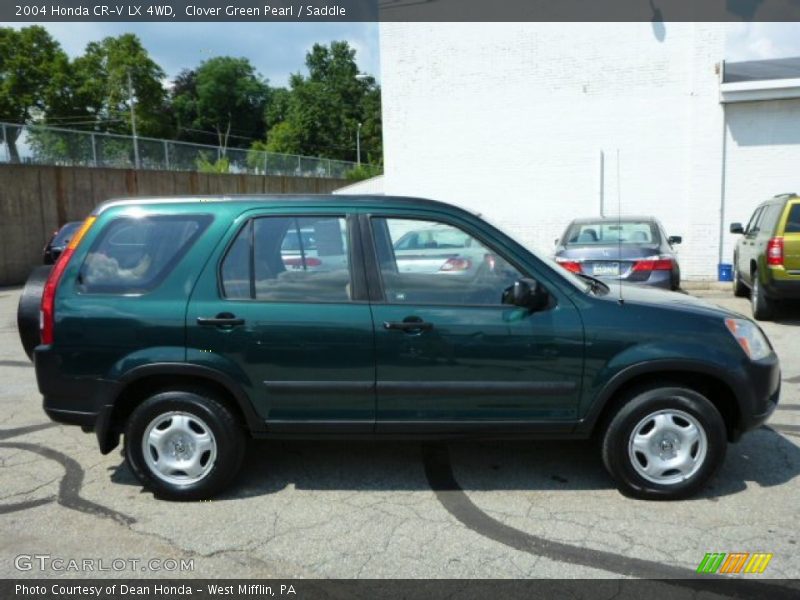 Clover Green Pearl / Saddle 2004 Honda CR-V LX 4WD