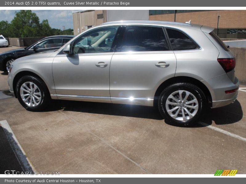 Cuvee Silver Metallic / Pistachio Beige 2014 Audi Q5 2.0 TFSI quattro