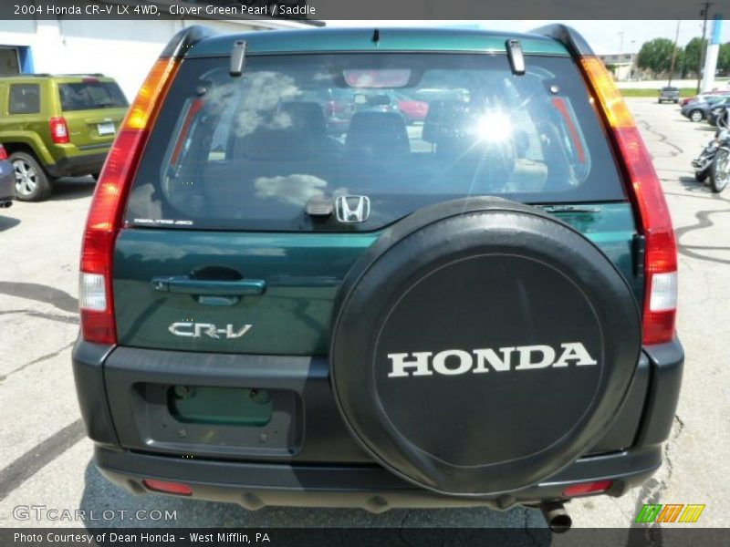 Clover Green Pearl / Saddle 2004 Honda CR-V LX 4WD