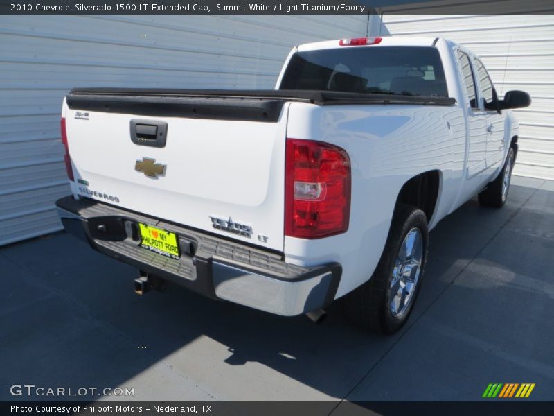 Summit White / Light Titanium/Ebony 2010 Chevrolet Silverado 1500 LT Extended Cab