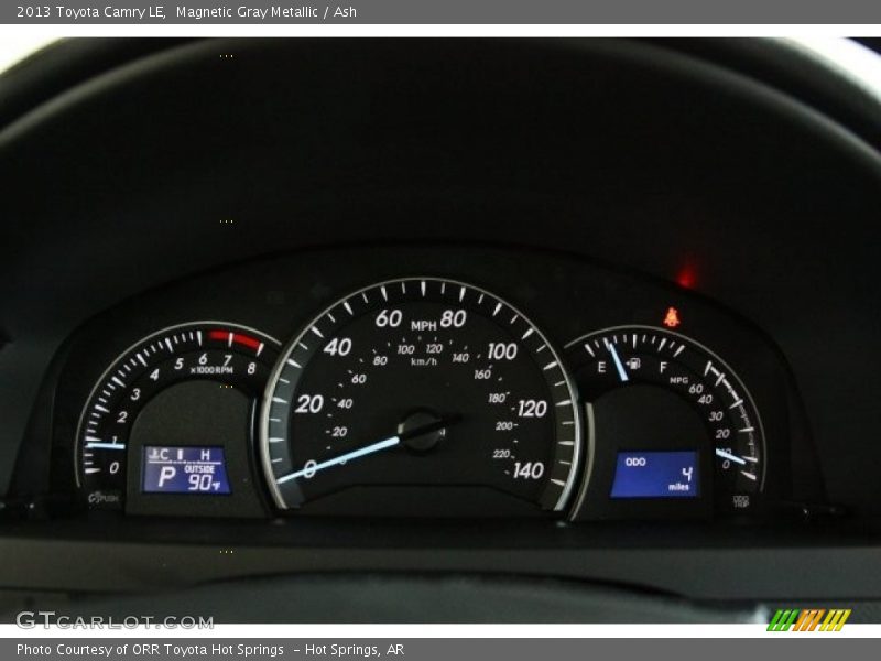 Magnetic Gray Metallic / Ash 2013 Toyota Camry LE