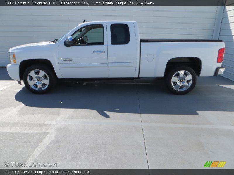 Summit White / Light Titanium/Ebony 2010 Chevrolet Silverado 1500 LT Extended Cab