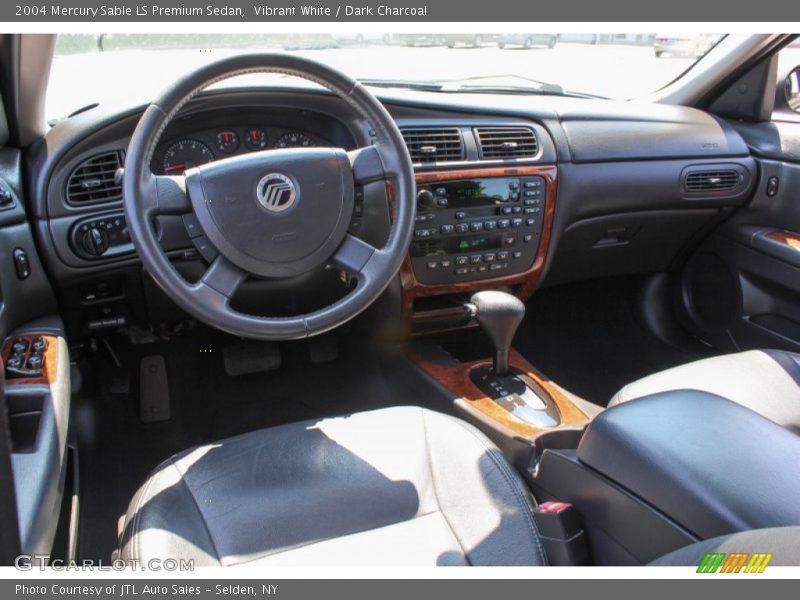 Vibrant White / Dark Charcoal 2004 Mercury Sable LS Premium Sedan