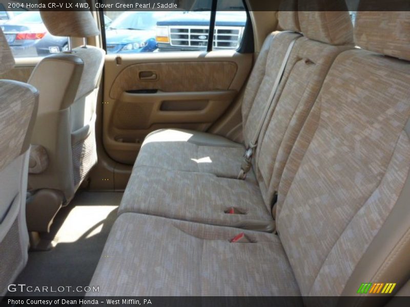 Clover Green Pearl / Saddle 2004 Honda CR-V LX 4WD