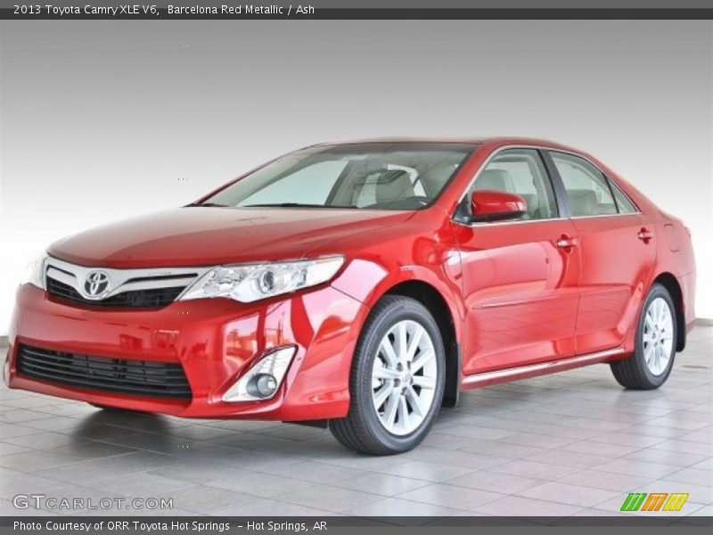 Barcelona Red Metallic / Ash 2013 Toyota Camry XLE V6