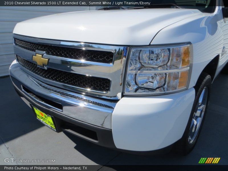 Summit White / Light Titanium/Ebony 2010 Chevrolet Silverado 1500 LT Extended Cab