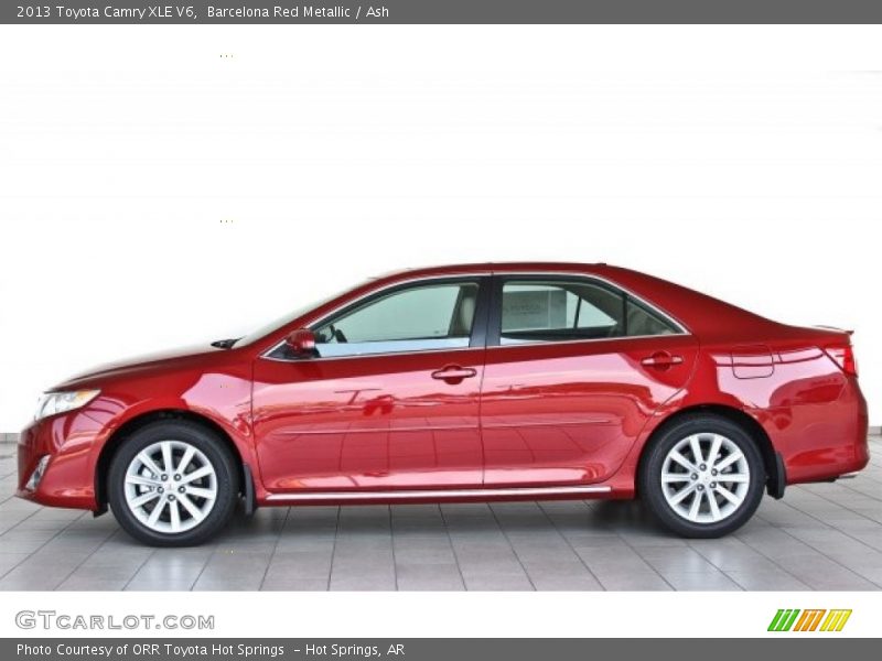 Barcelona Red Metallic / Ash 2013 Toyota Camry XLE V6