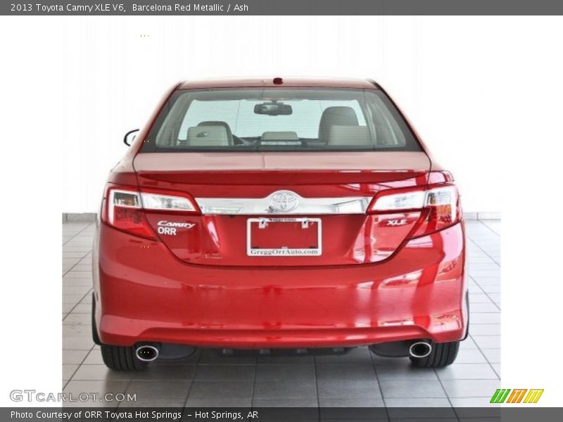 Barcelona Red Metallic / Ash 2013 Toyota Camry XLE V6