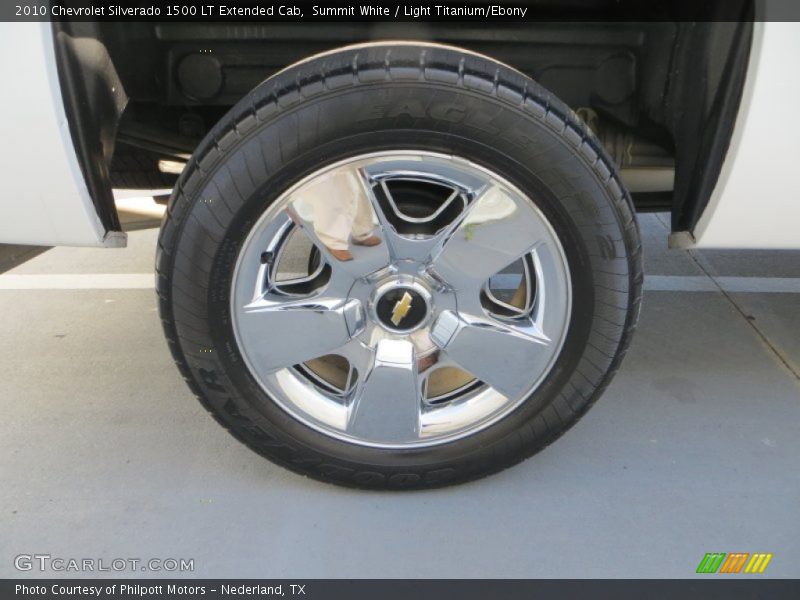 Summit White / Light Titanium/Ebony 2010 Chevrolet Silverado 1500 LT Extended Cab