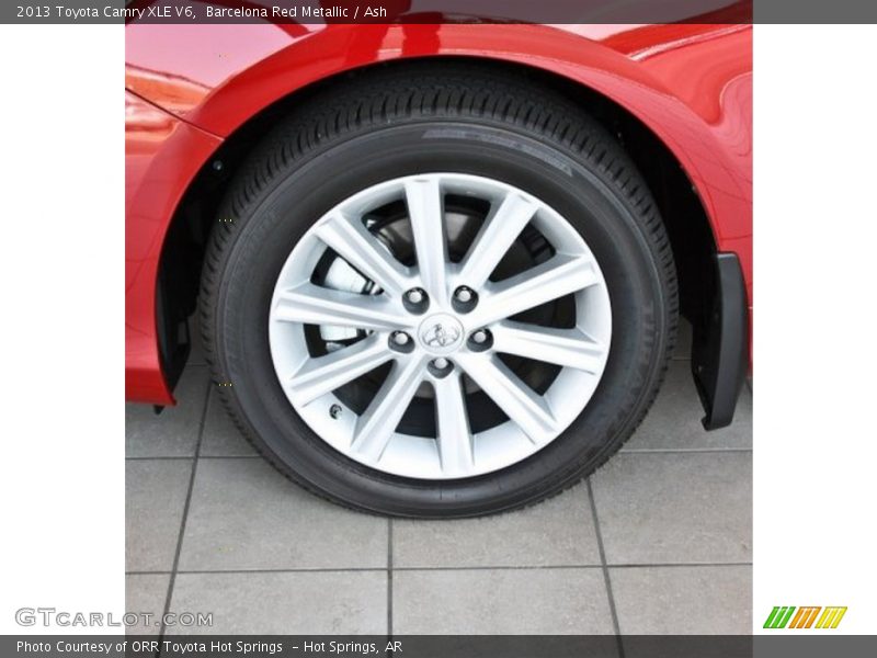 Barcelona Red Metallic / Ash 2013 Toyota Camry XLE V6