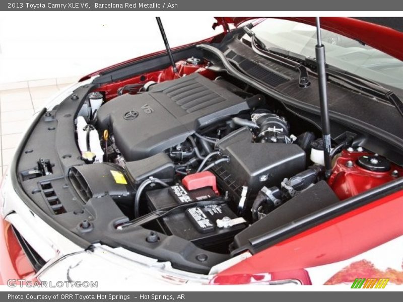 Barcelona Red Metallic / Ash 2013 Toyota Camry XLE V6