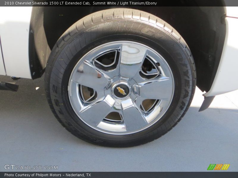 Summit White / Light Titanium/Ebony 2010 Chevrolet Silverado 1500 LT Extended Cab