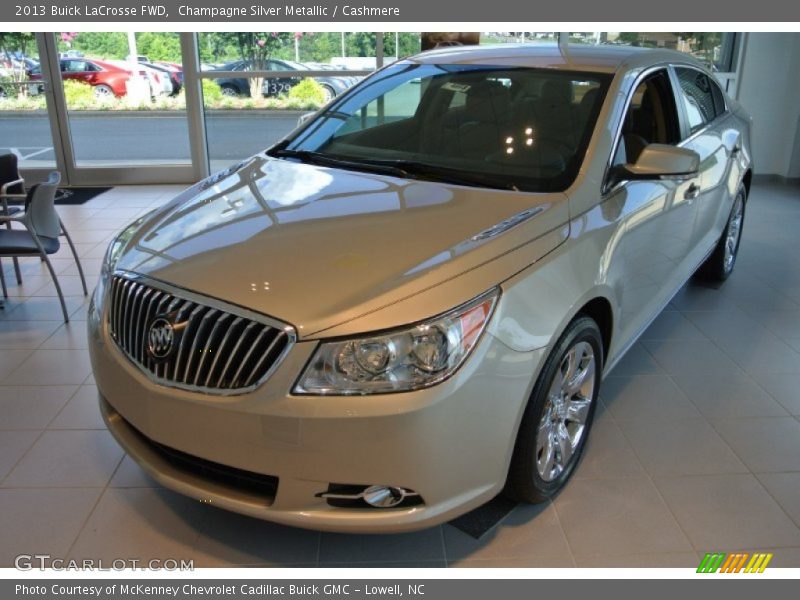 Champagne Silver Metallic / Cashmere 2013 Buick LaCrosse FWD
