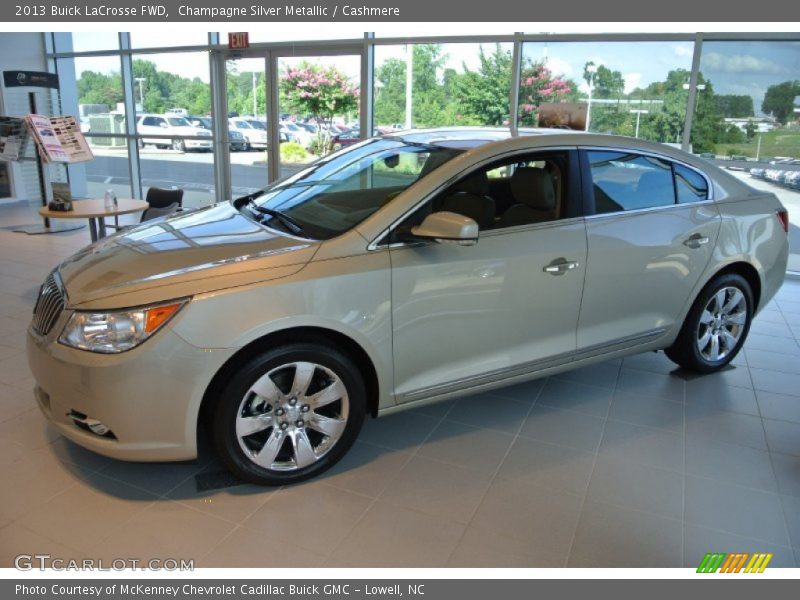 Champagne Silver Metallic / Cashmere 2013 Buick LaCrosse FWD