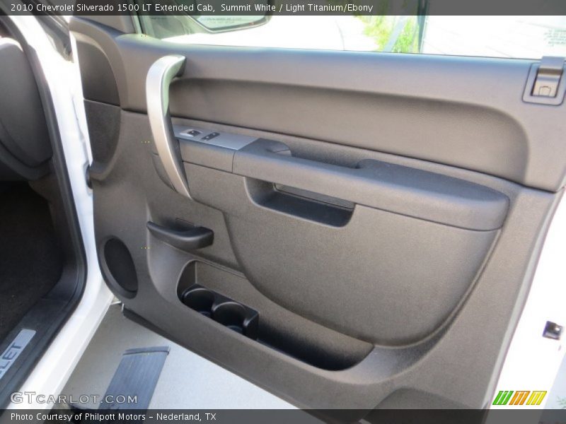 Summit White / Light Titanium/Ebony 2010 Chevrolet Silverado 1500 LT Extended Cab
