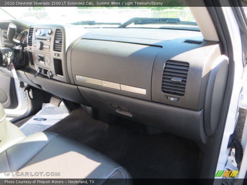 Summit White / Light Titanium/Ebony 2010 Chevrolet Silverado 1500 LT Extended Cab