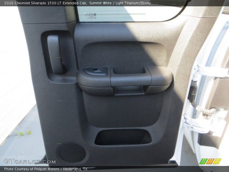 Summit White / Light Titanium/Ebony 2010 Chevrolet Silverado 1500 LT Extended Cab