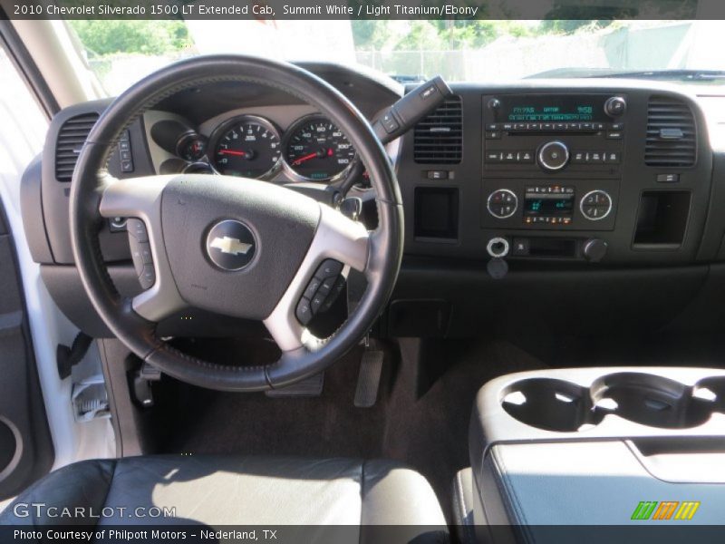 Summit White / Light Titanium/Ebony 2010 Chevrolet Silverado 1500 LT Extended Cab