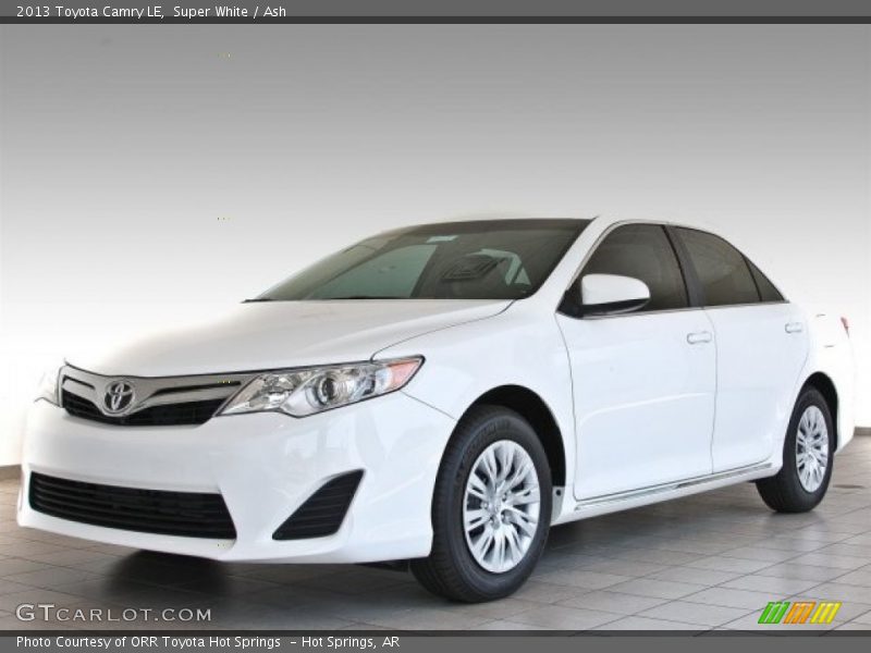 Super White / Ash 2013 Toyota Camry LE