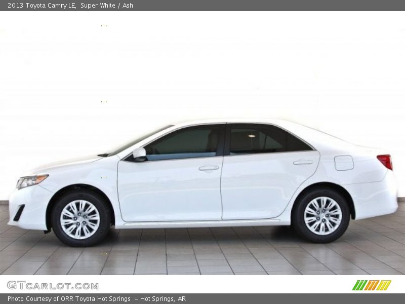 Super White / Ash 2013 Toyota Camry LE
