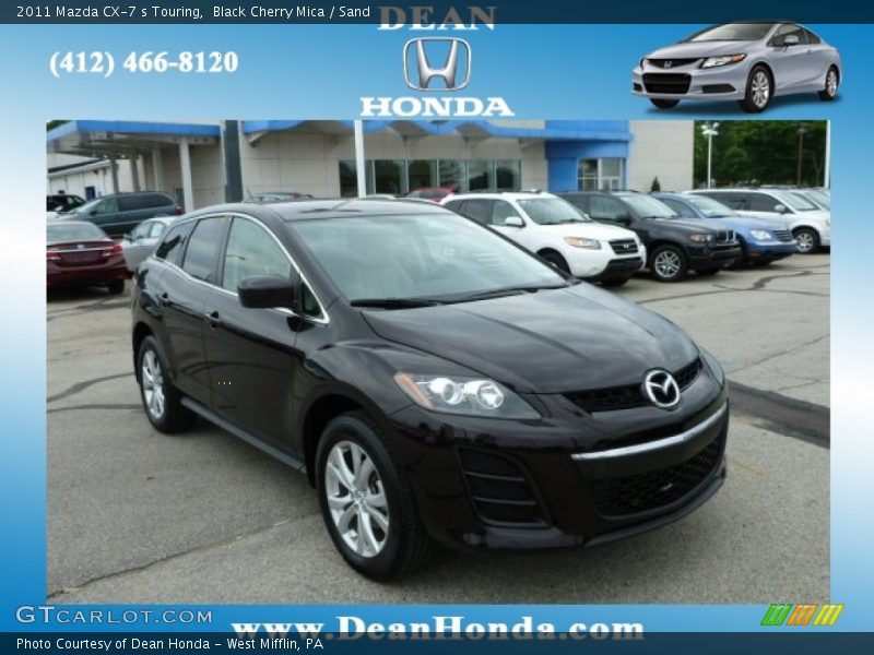 Black Cherry Mica / Sand 2011 Mazda CX-7 s Touring