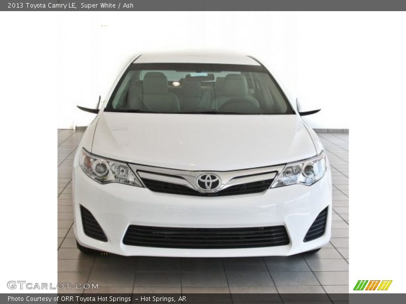 Super White / Ash 2013 Toyota Camry LE