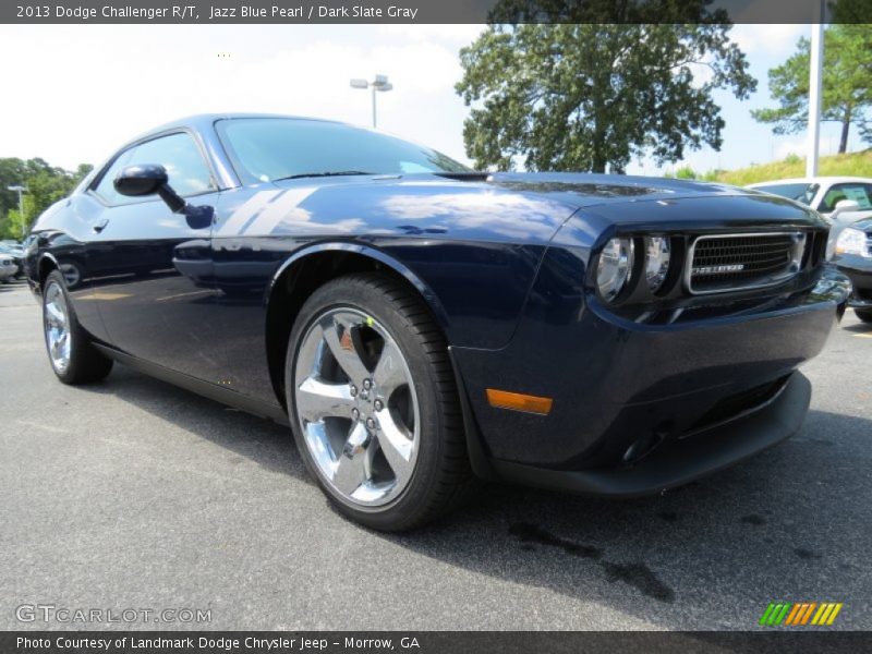 Jazz Blue Pearl / Dark Slate Gray 2013 Dodge Challenger R/T