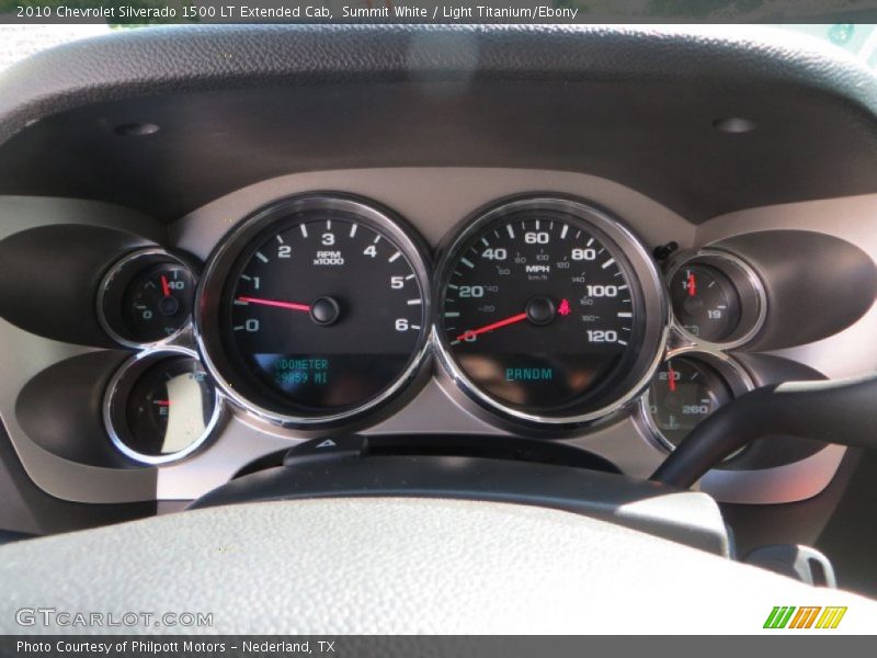 Summit White / Light Titanium/Ebony 2010 Chevrolet Silverado 1500 LT Extended Cab