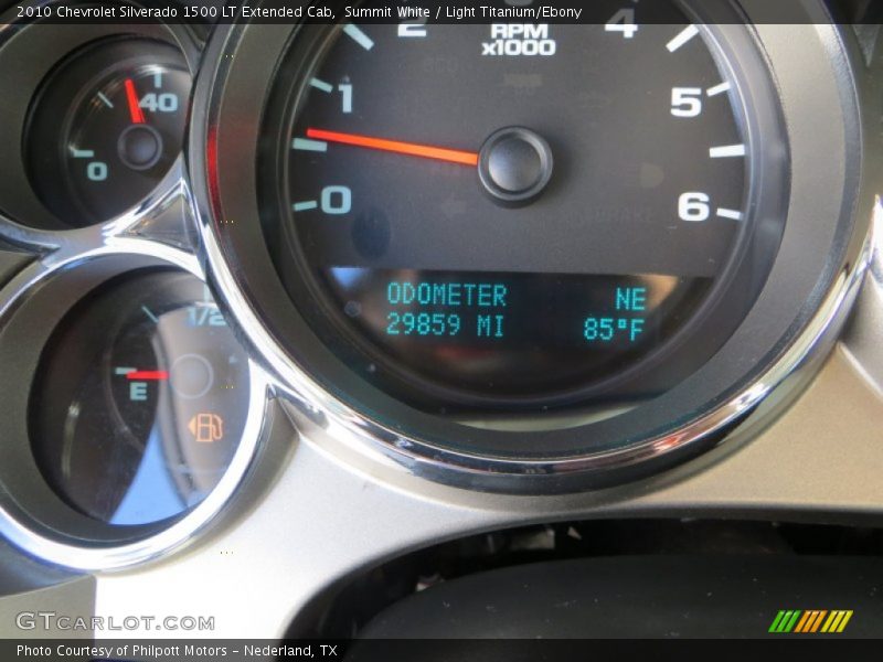 Summit White / Light Titanium/Ebony 2010 Chevrolet Silverado 1500 LT Extended Cab
