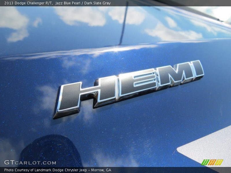 Jazz Blue Pearl / Dark Slate Gray 2013 Dodge Challenger R/T
