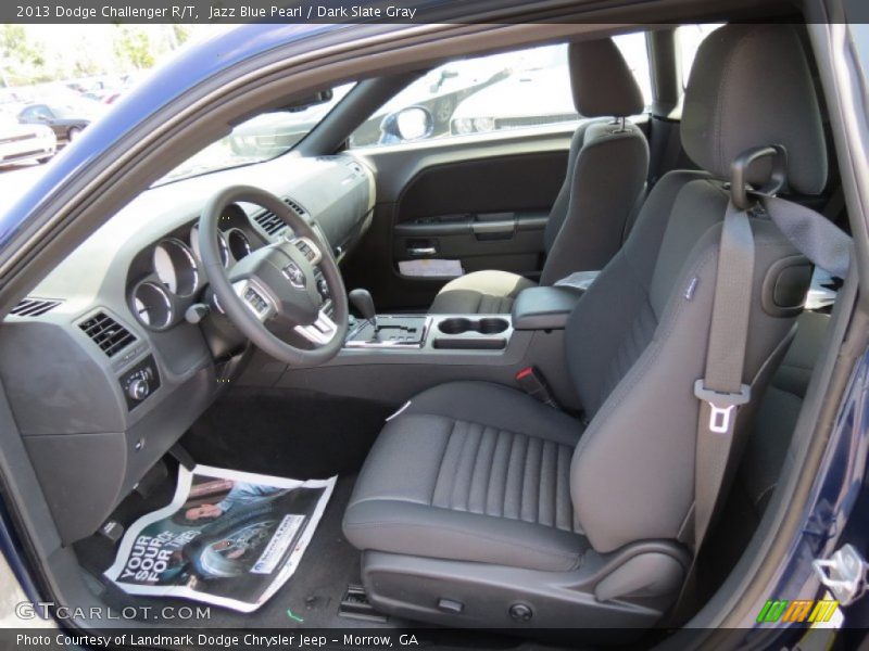 Jazz Blue Pearl / Dark Slate Gray 2013 Dodge Challenger R/T