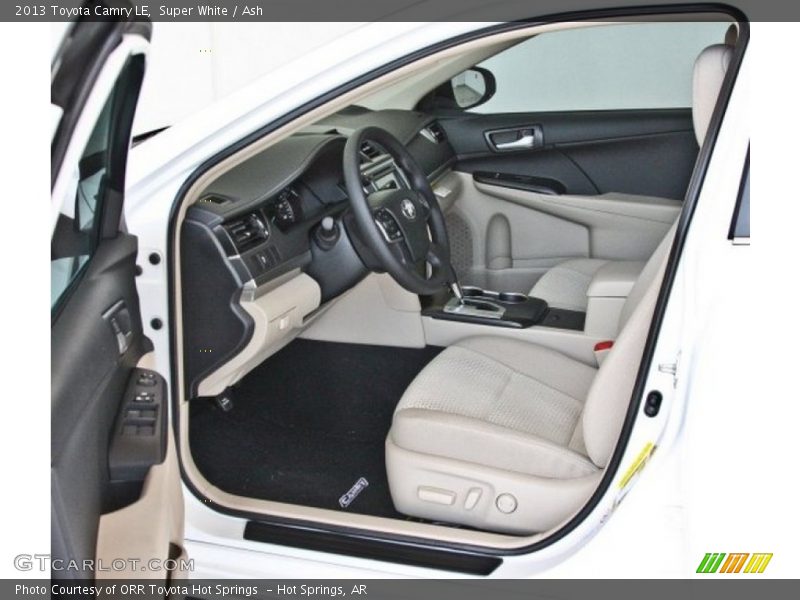 Super White / Ash 2013 Toyota Camry LE