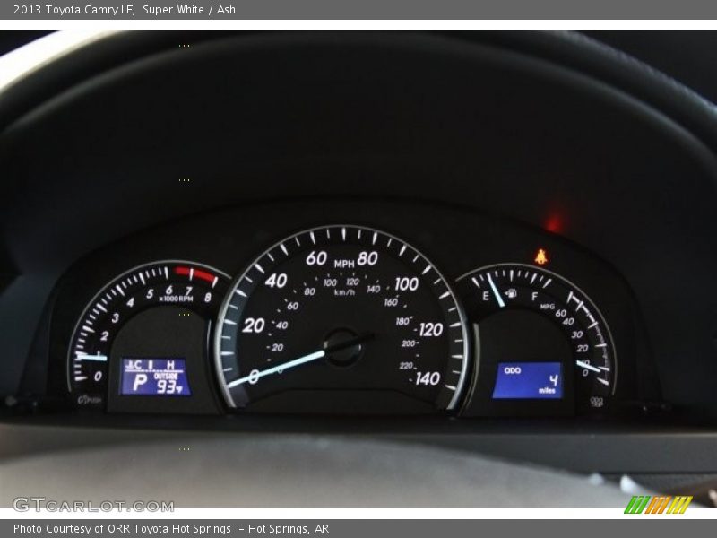 Super White / Ash 2013 Toyota Camry LE