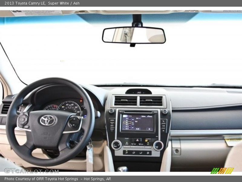 Super White / Ash 2013 Toyota Camry LE