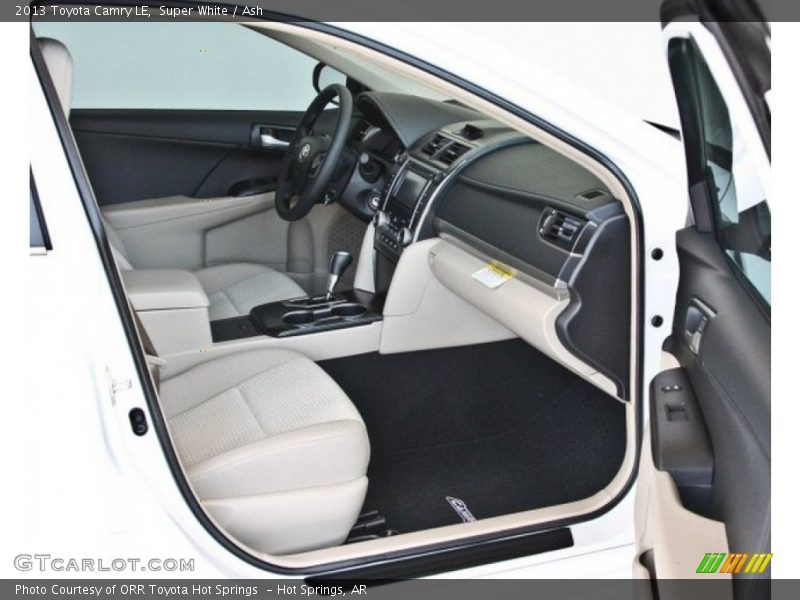 Super White / Ash 2013 Toyota Camry LE