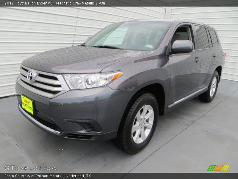 Magnetic Gray Metallic / Ash 2012 Toyota Highlander V6