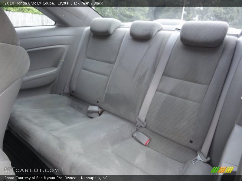 Crystal Black Pearl / Black 2010 Honda Civic LX Coupe