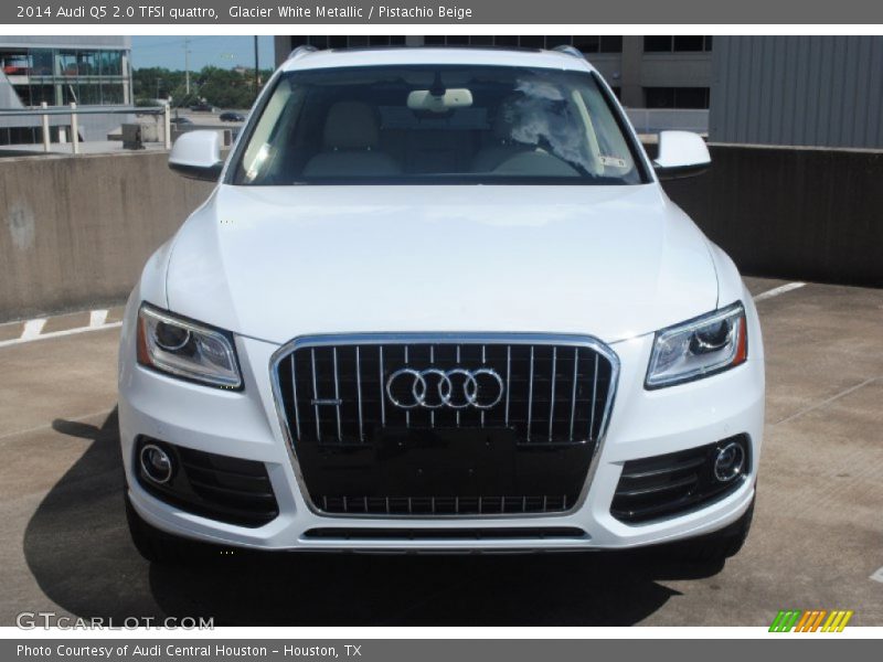 Glacier White Metallic / Pistachio Beige 2014 Audi Q5 2.0 TFSI quattro