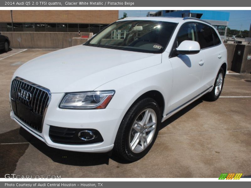Glacier White Metallic / Pistachio Beige 2014 Audi Q5 2.0 TFSI quattro