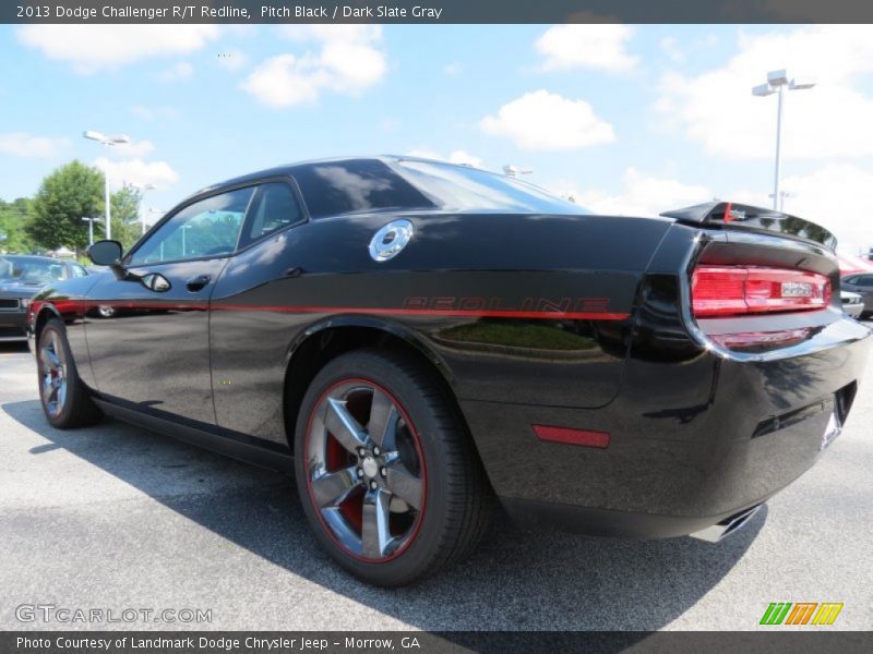 Pitch Black / Dark Slate Gray 2013 Dodge Challenger R/T Redline