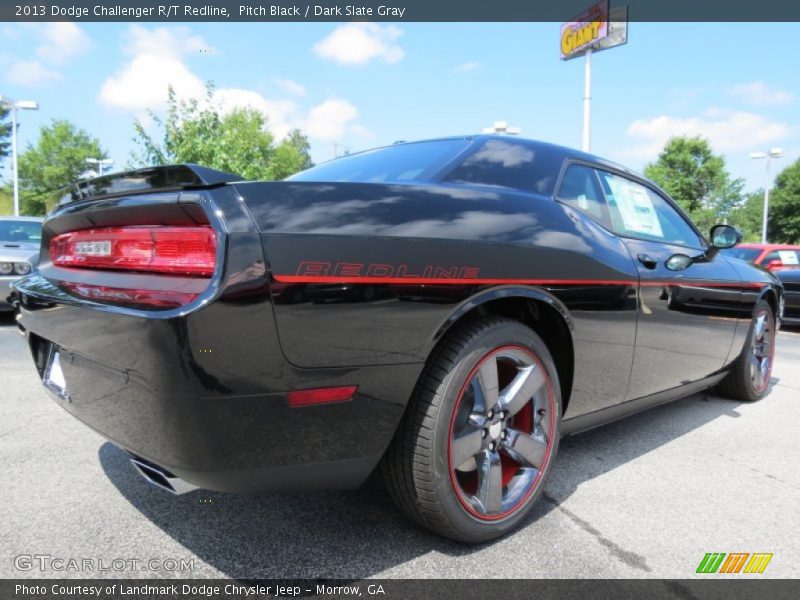 Pitch Black / Dark Slate Gray 2013 Dodge Challenger R/T Redline