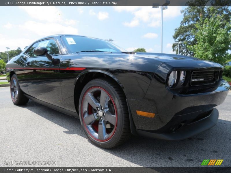 Pitch Black / Dark Slate Gray 2013 Dodge Challenger R/T Redline