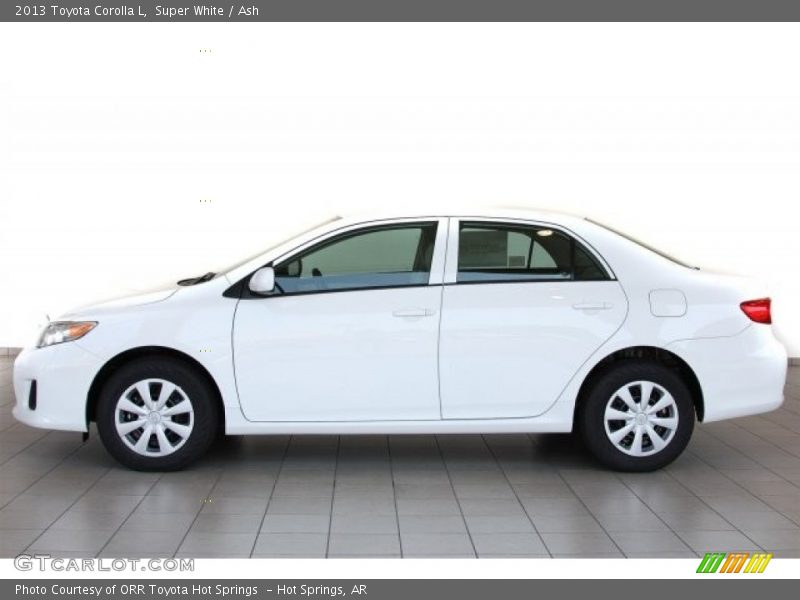Super White / Ash 2013 Toyota Corolla L